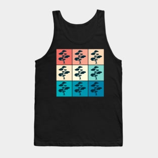 Japanese Pop Art Japan Bonsai Tree Retro style 422 Tank Top